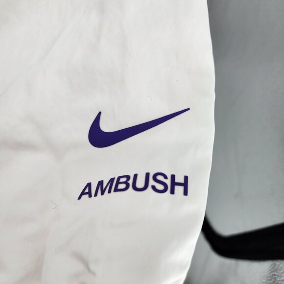 Nike Ambush LA Lakers Womens Small Oversized Hooded Jacket Purple Gold - Picture 2 of 14